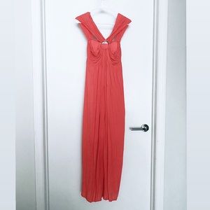 Maxi Coral Dress